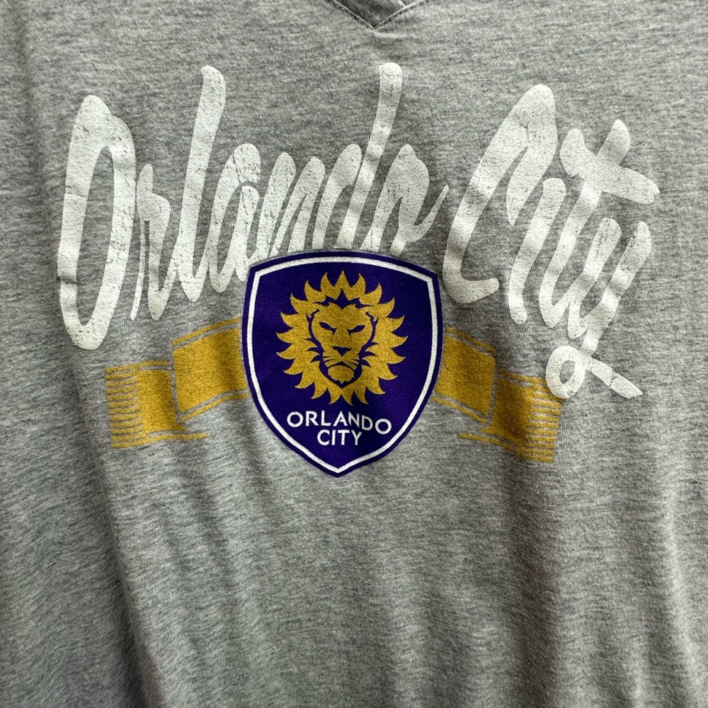 Official Orlando City Soccer Club Women’s Large tee. OCSC MLS Lions